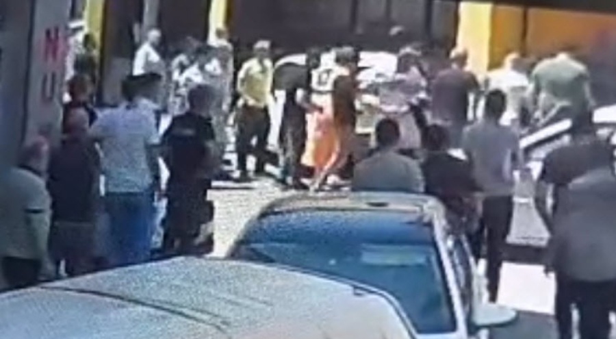 Öldüren yumruk kamerada