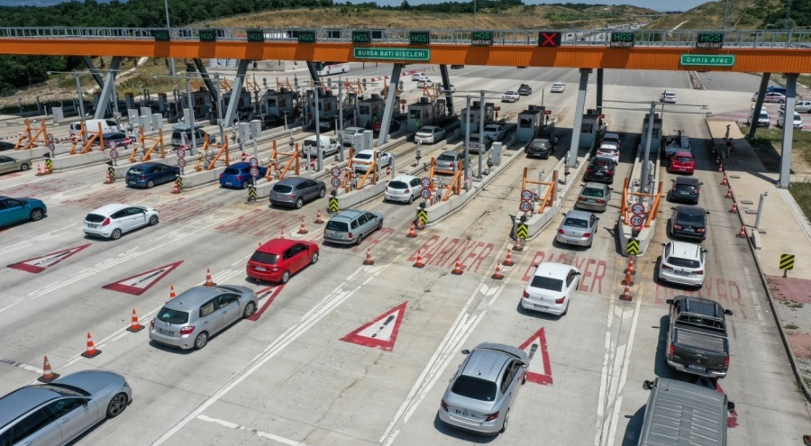 Bayram tatili sonrası Bursa'da dönüş trafiği!