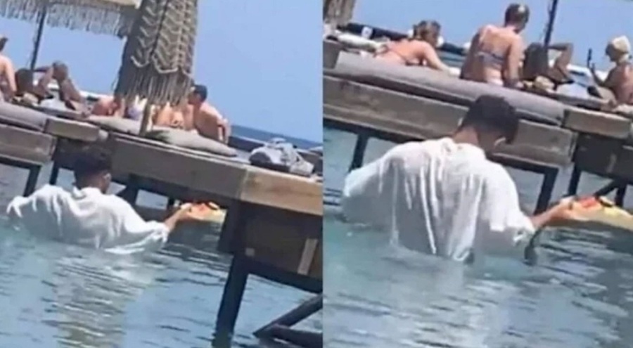 Yunanistan'ı ayağa kaldıran garsonun görüntüleriyle ilgili işletmeciden açıklama!