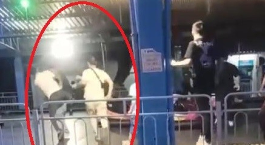Bursa'da lunaparkta tekme tokat kavga!