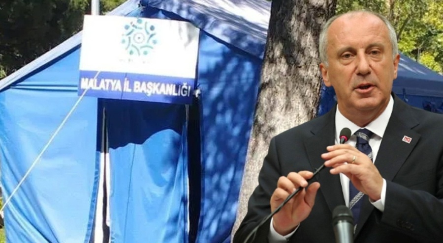 Memleket Partisi'nin Malatya İl Başkanlığı çadırı çalındı