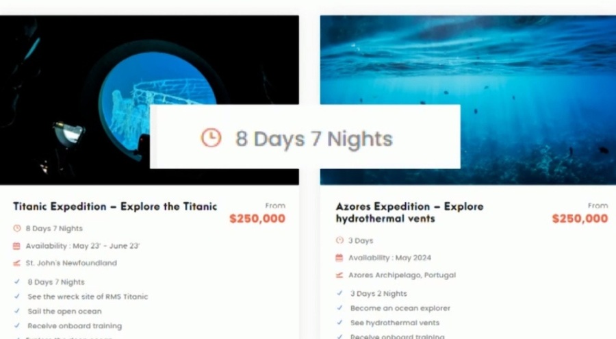 Batan denizaltı faciasının ardından, OceanGate biletleri halen ilanda