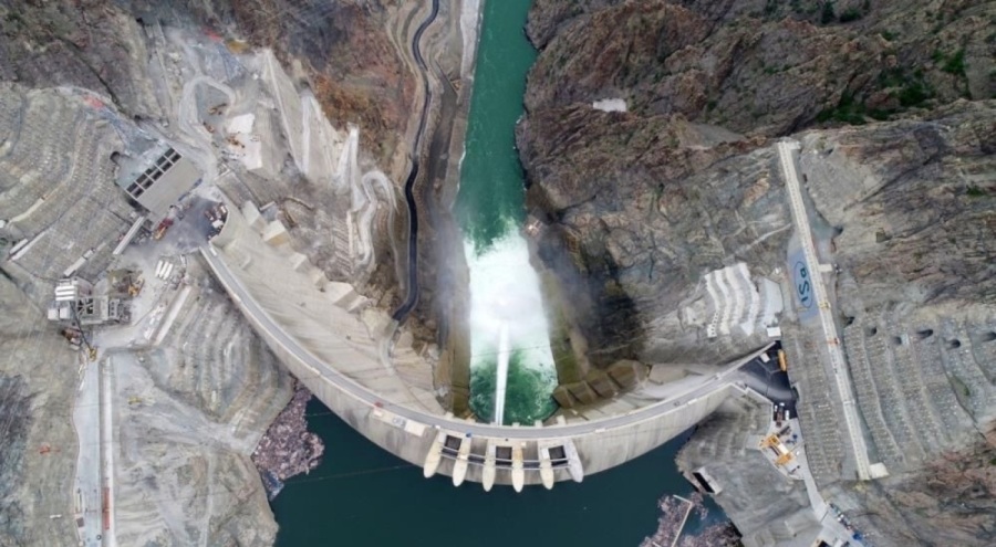 Yusufeli Barajı'nda su seviyesi yükseldi