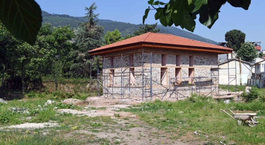 Tarihi Filiboz Mescidi'nin kaba inşaatı tamamlandı