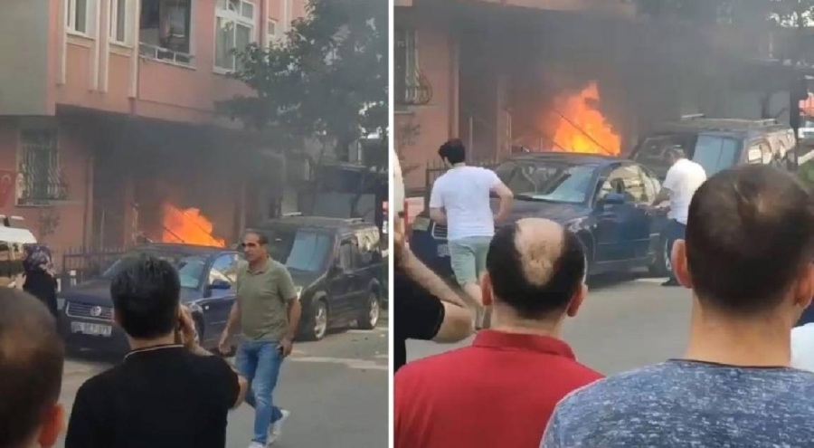 Çekmeköy'de doğal gaz patlaması: Yaralılar var