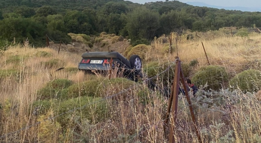 Çanakkale'de trafik kazası: 1 ölü, 1 yaralı