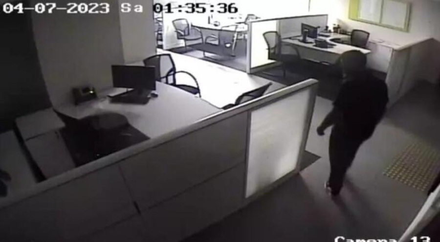 Banka hırsızının azmi pes dedirtti!