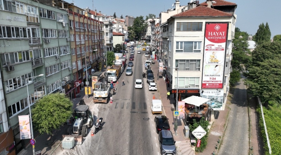 Bursa Çekirge Caddesi yenileniyor