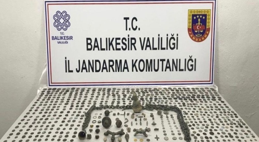 Balıkesir'de tarihi eser kaçakçılığı operasyonu