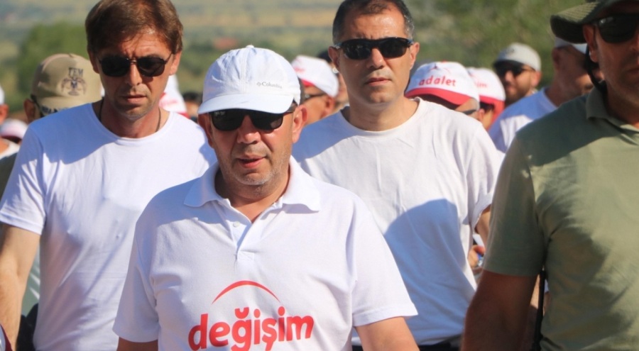 Tanju Özcan'ın 'Değişim ve Adalet' yürüyüşünde 4'üncü gün