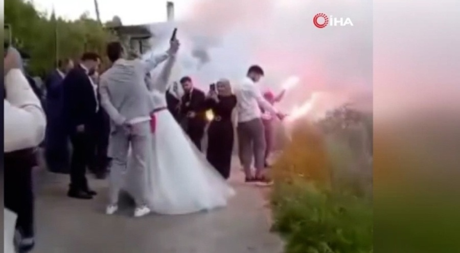 Trabzonlu gelinden şoke eden görüntüler!