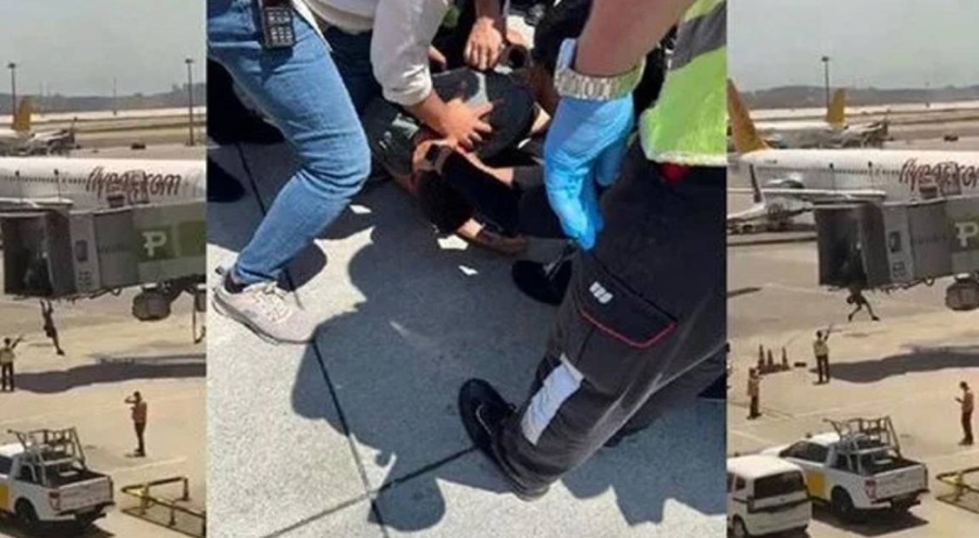 Sabiha Gökçen'de aprona izinsiz giren iki kişi sınır dışı edildi