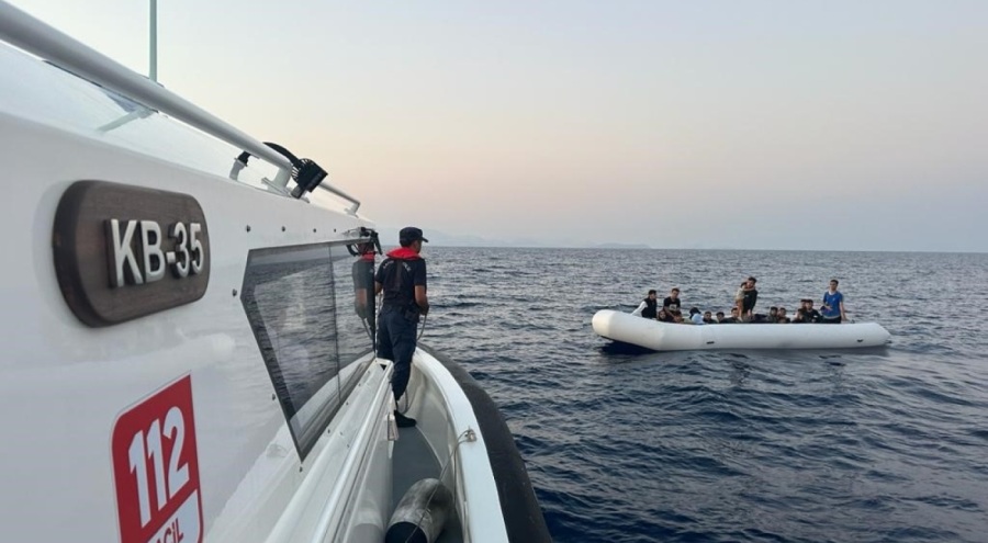 Bodrum'da 31 göçmen kurtarıldı