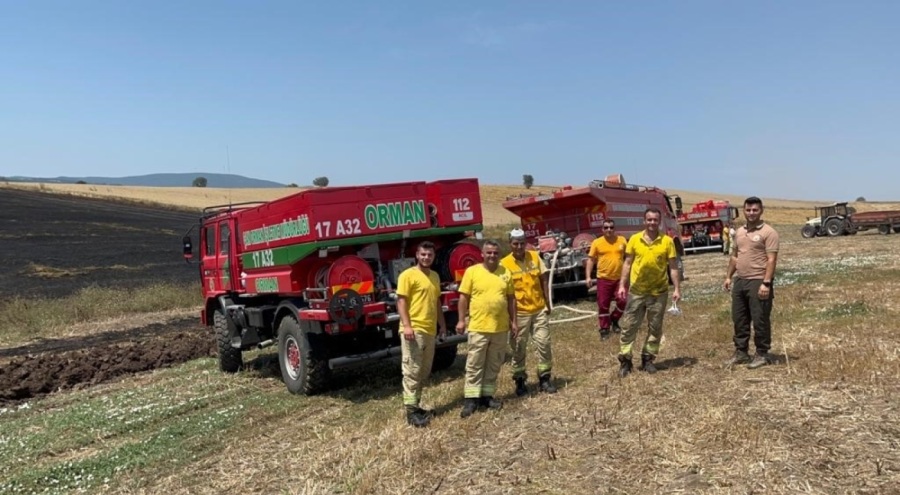 Çanakkale'de yangın