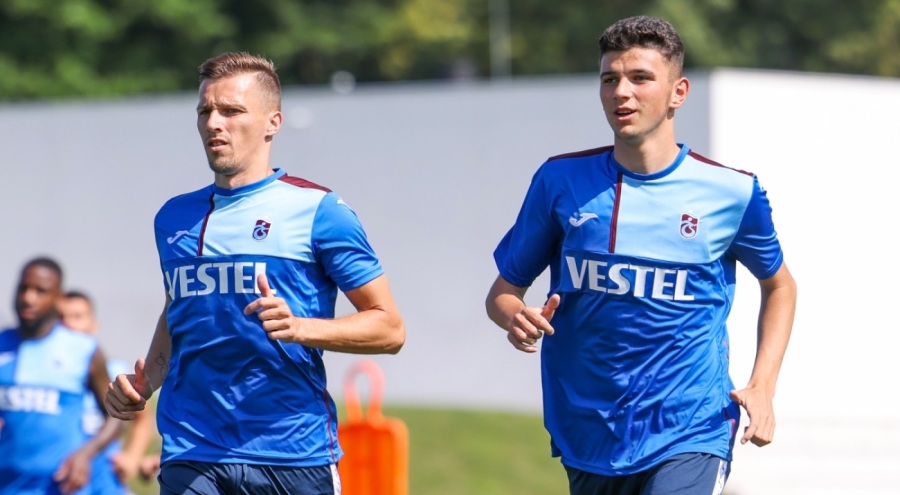 Trabzonspor'da Hajduk Split maçı öncesi idman