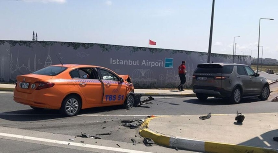 İstanbul Havalimanı'nda korkutan kaza! 3 yaralı