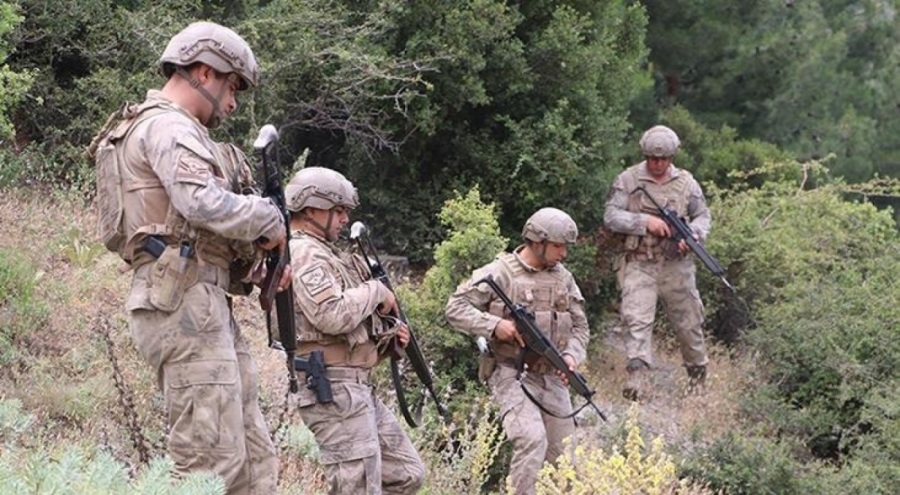 Denizli'de orman yangını nöbeti