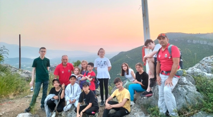 Küçük dağcılar uygulamalı eğitimde performanslarını gösterdi