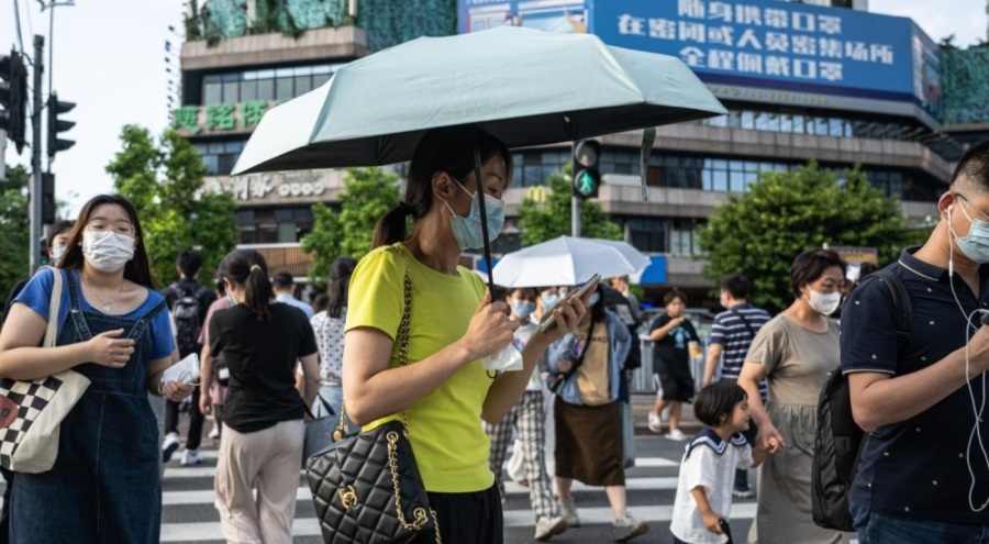 Çin'de sıcak hava 4 can aldı