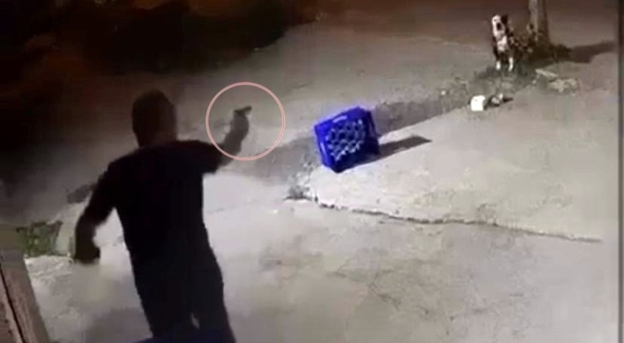 Tartıştığı kişinin köpeğine bir şarjör mermi boşalttı