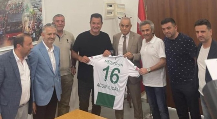 Bursaspor Başkanı Recep Günay ile Acun Ilıcalı görüştü