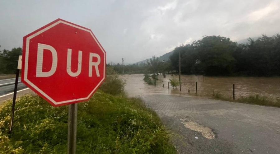 Düzce'de sel izni