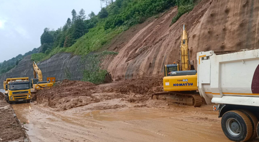 Bolu Dağı Tüneli'nde heyelan!