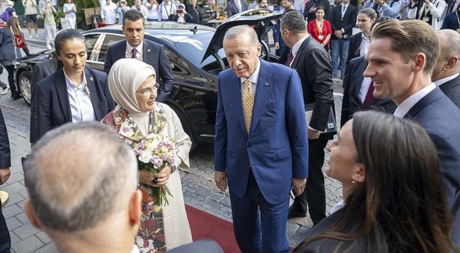 Erdoğan, NATO Zirvesi'nin yapılacağı Litvanya'nın başkenti Vilnius'ta