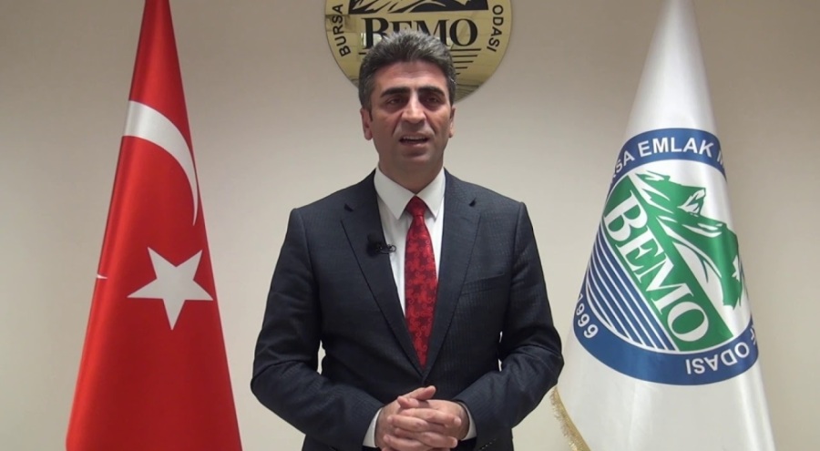 Bursa Emlak Müşavirleri Esnaf Odası Başkanı emlak sektöründeki sorunlara değindi