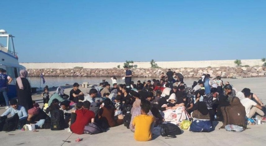 Çanakkale'de 144 kaçak göçmen yakalandı