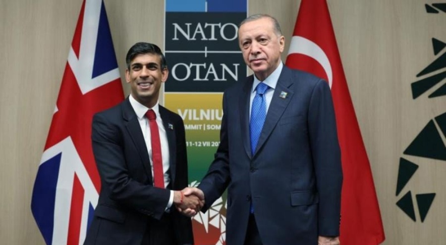 Erdoğan Sunak ile bir araya geldi