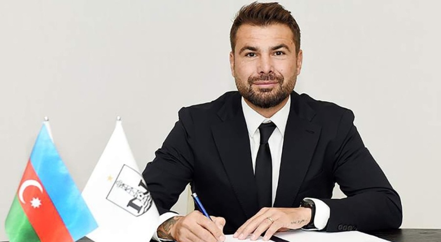 Adrian Mutu Neftçi Bakü ile imza attı