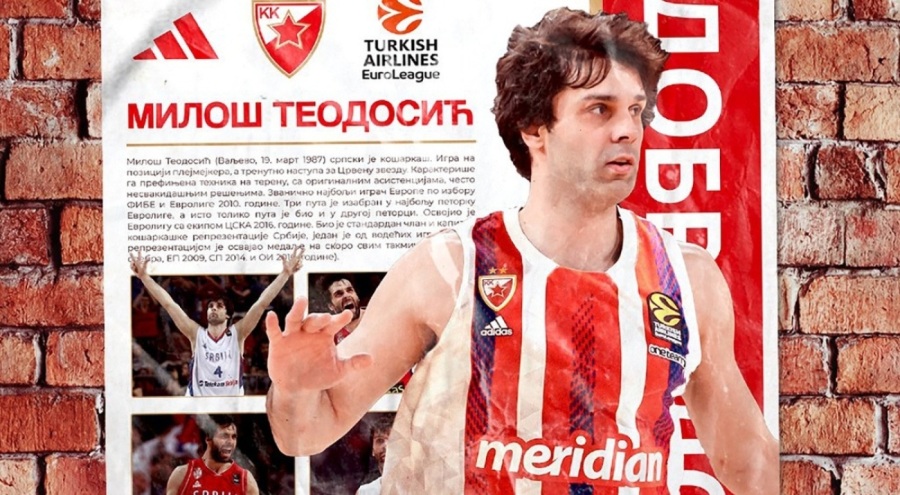Kızılyıldız Milos Teodosic'i transfer etti