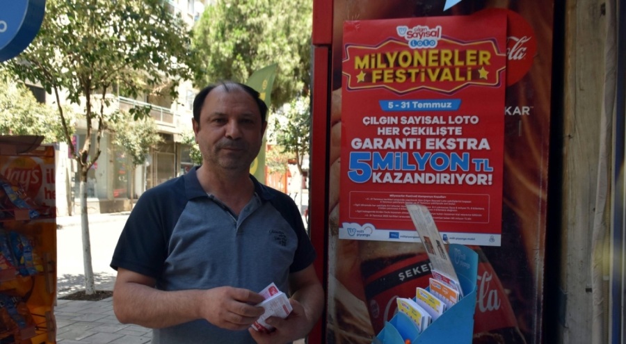 Çılgın Sayısal Loto talihlisi, 6,5 milyon TL kazandığını bayide öğrendi