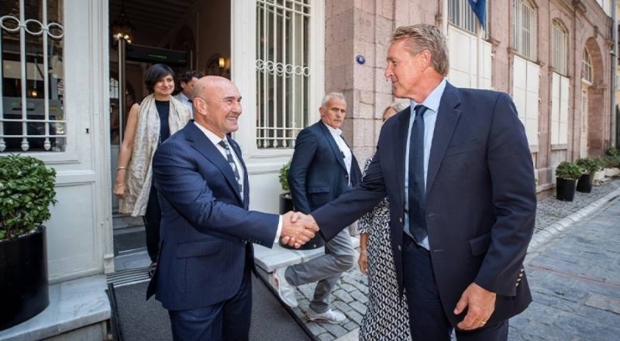 Tunç Soyer, ABD Türkiye Büyükelçisi Flake'i ağırladı
