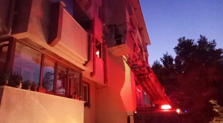 Zonguldak'ta evde kombi patladı