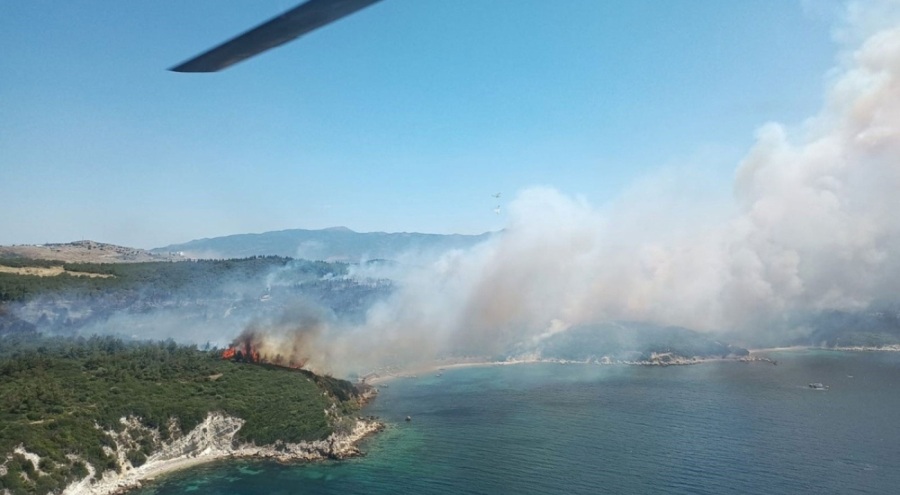 İzmir'deki orman yangınında arazöz şoförü hayatını kaybetti