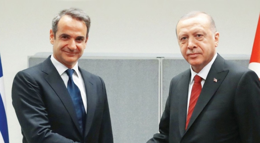 Cumhurbaşkanı Erdoğan-Miçotakis görüşmesi başladı