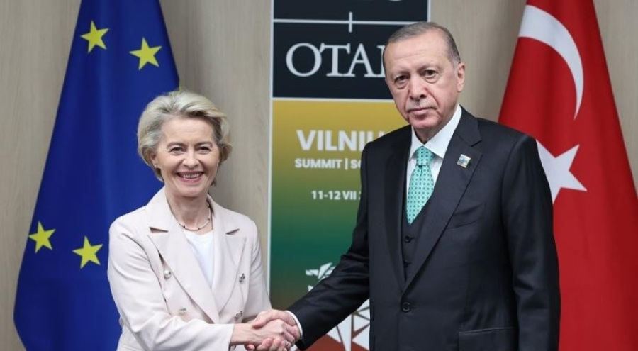 Erdoğan, Leyen ile bir araya geldi