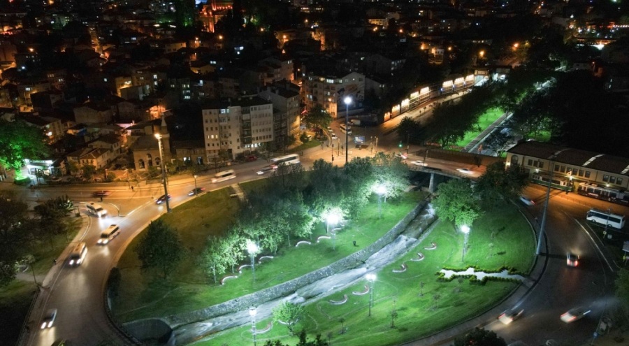 Bursa Gökdere'de peyzaj düzenlemesi