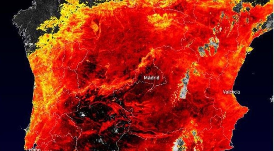 İspanya'da termometreler 43 dereceye yükseldi