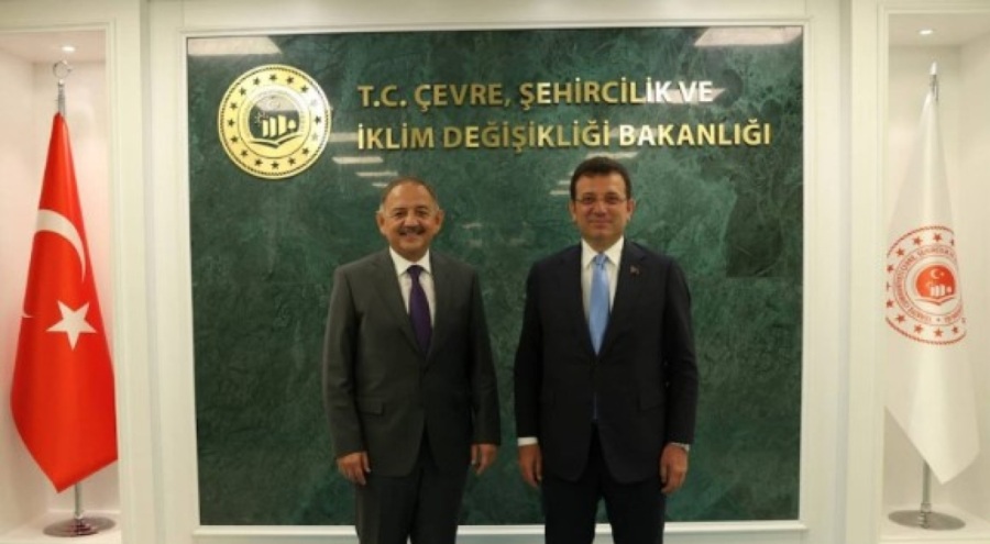 İmamoğlu'ndan Bakan Özhaseki'ye ziyaret