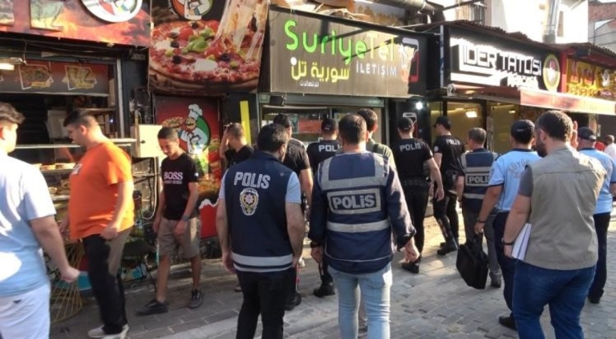 Bursa'da Suriyelilerin yaşadığı mahalleler denetlendi