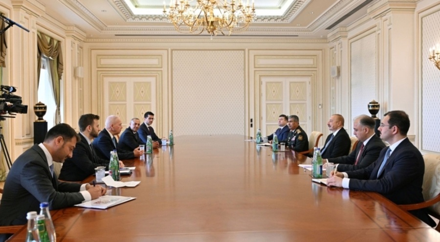 İlham Aliyev, İsrail Savunma Bakanı Gallant'ı kabul etti