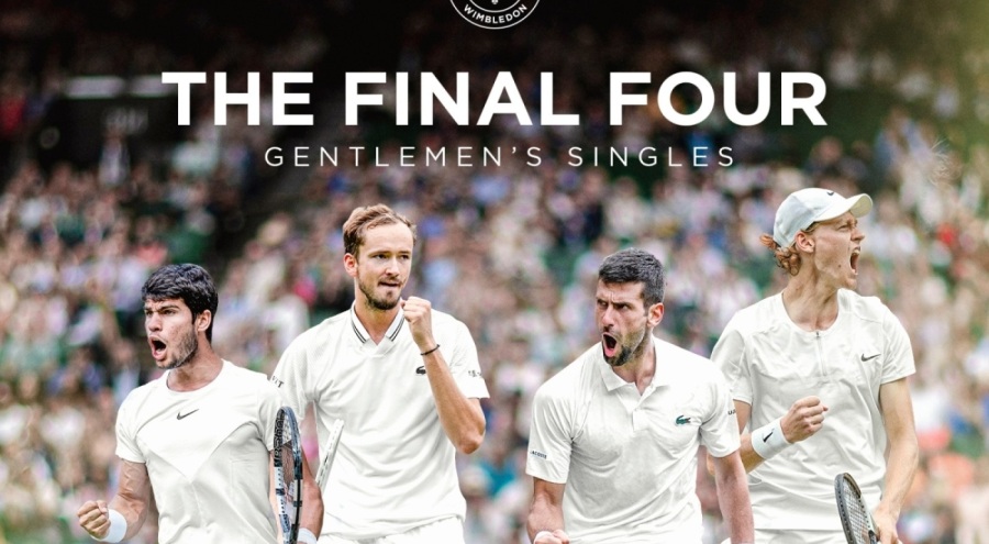 Wimbledon'da yarı final eşleşmeleri belli oldu