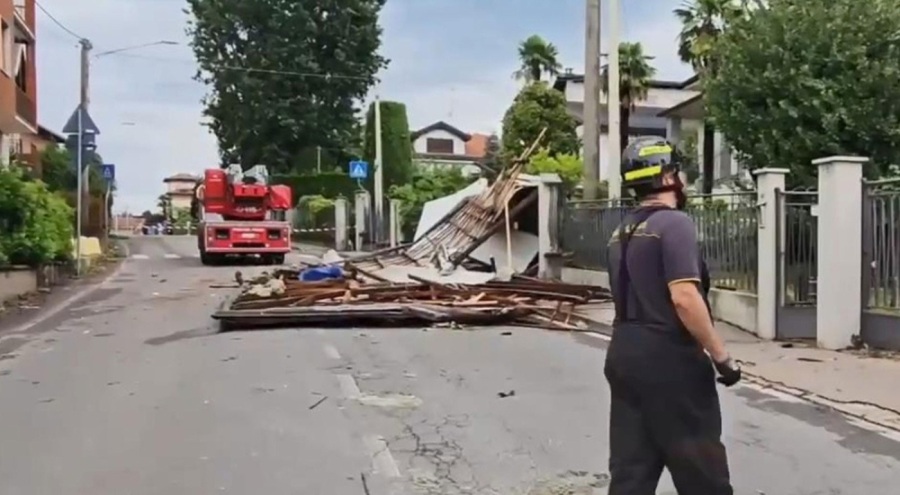 İtalya'yı fırtına vurdu: 1 kişi hayatını kaybetti