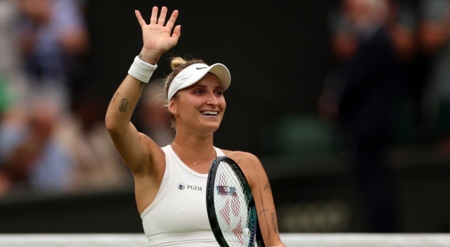 Wimbledon'da ilk finalist Marketa Vondrousova oldu