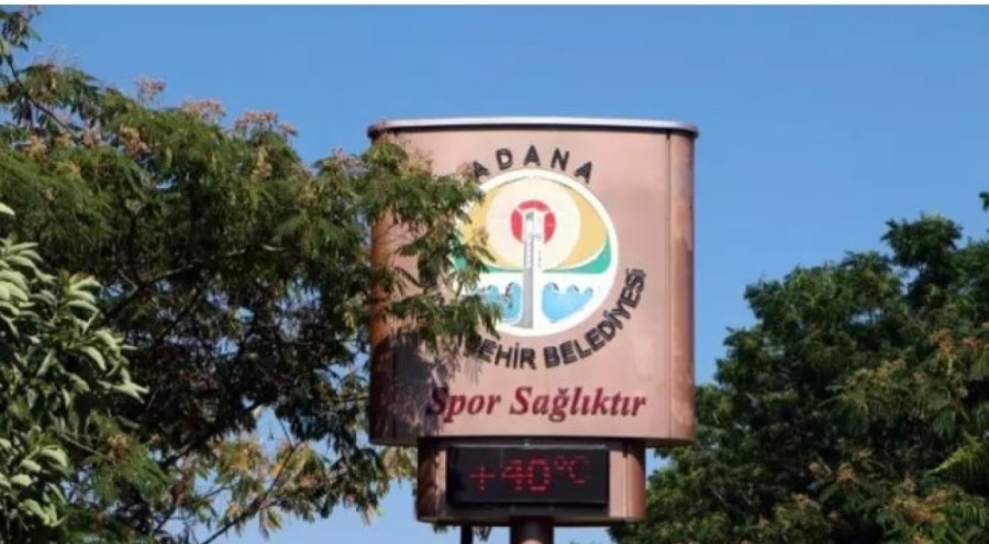 Adana 40 derece sıcaklıkla kavruldu