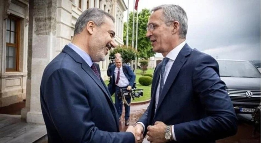 Hakan Fidan Stoltenberg ile görüştü