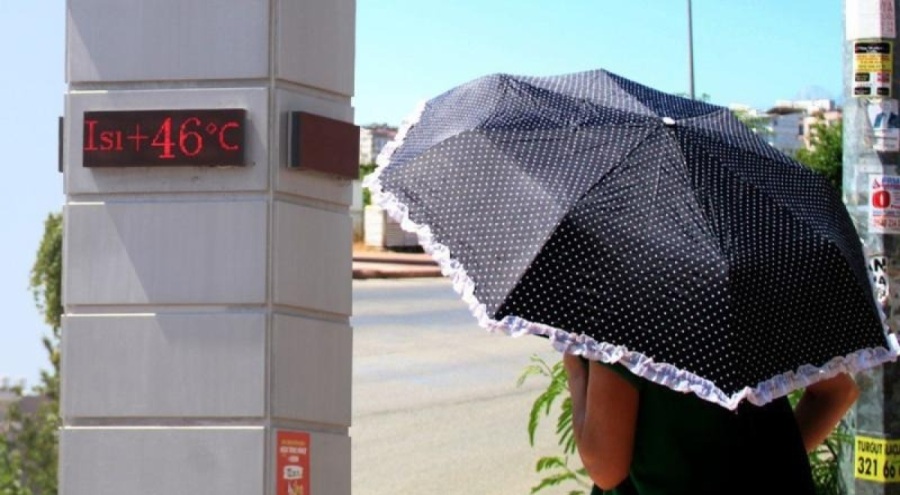 Antalya'da termometreler 46 dereceyi gördü